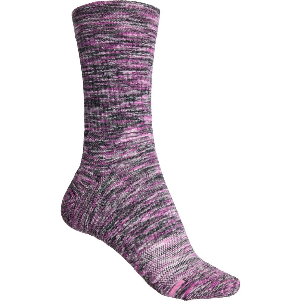 NEW DR MOTION women Space-Dye Outdoor Compression Socks - Crew 825 0s7